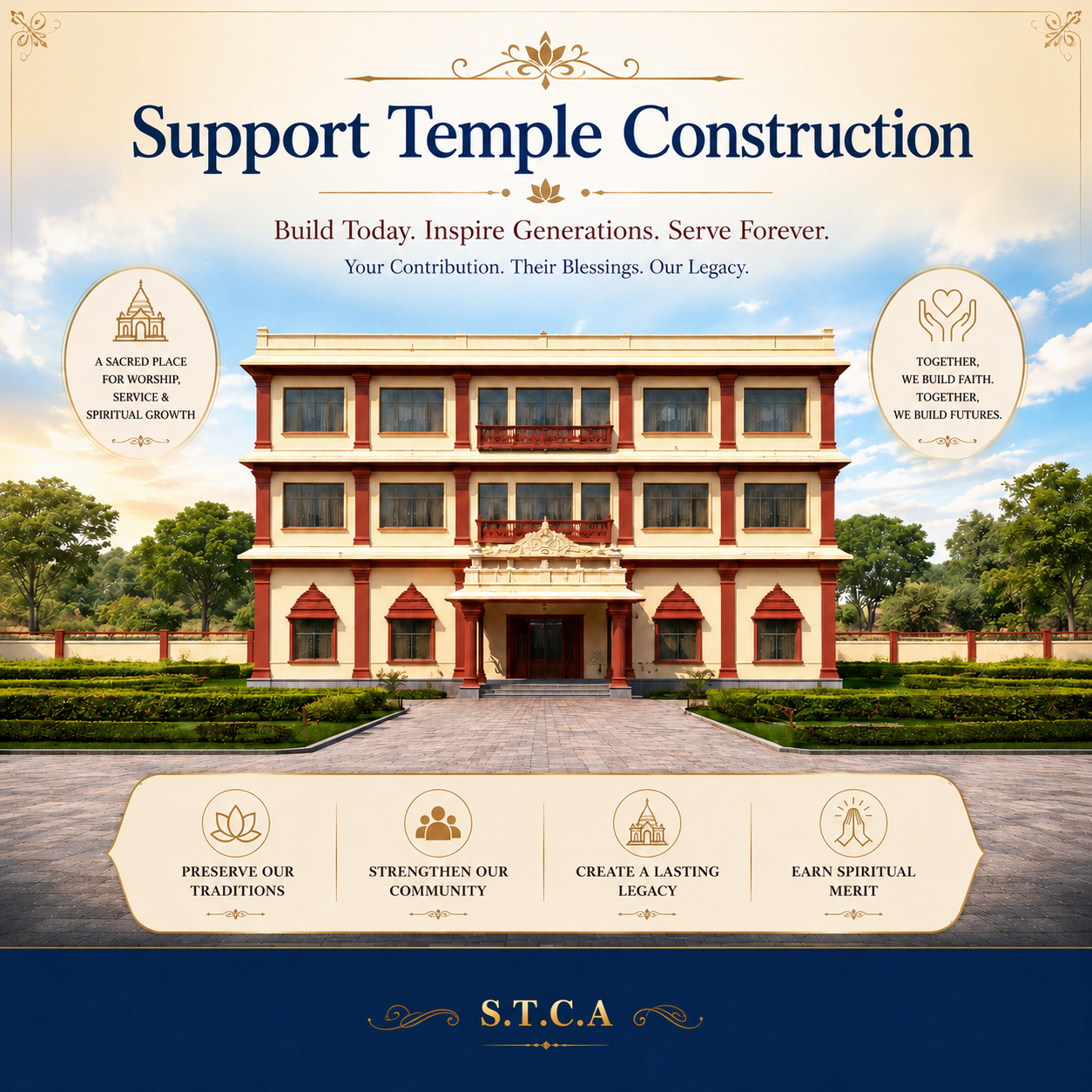 Support For Temple Construction In Sydney