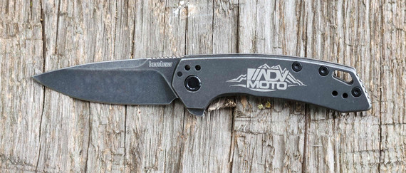 ADVMoto Logo Kershaw Radar Pocket Knife