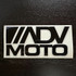 ADVMoto Classic Logo Die Cut Sticker-Black