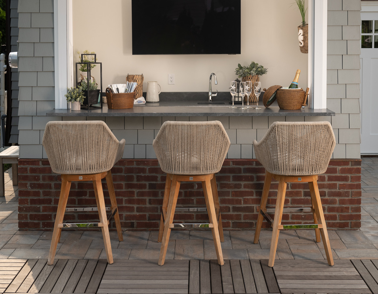 The Dalton Swivel Bar Stool