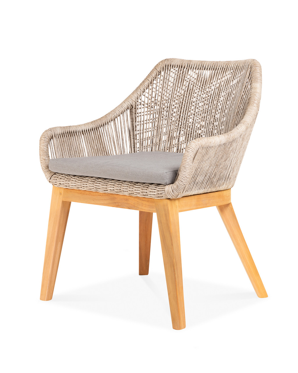 wicker loveseat and chair cushion sets on Modern Outdoor Dining Chair Mix Material Outdoor Dining Chair