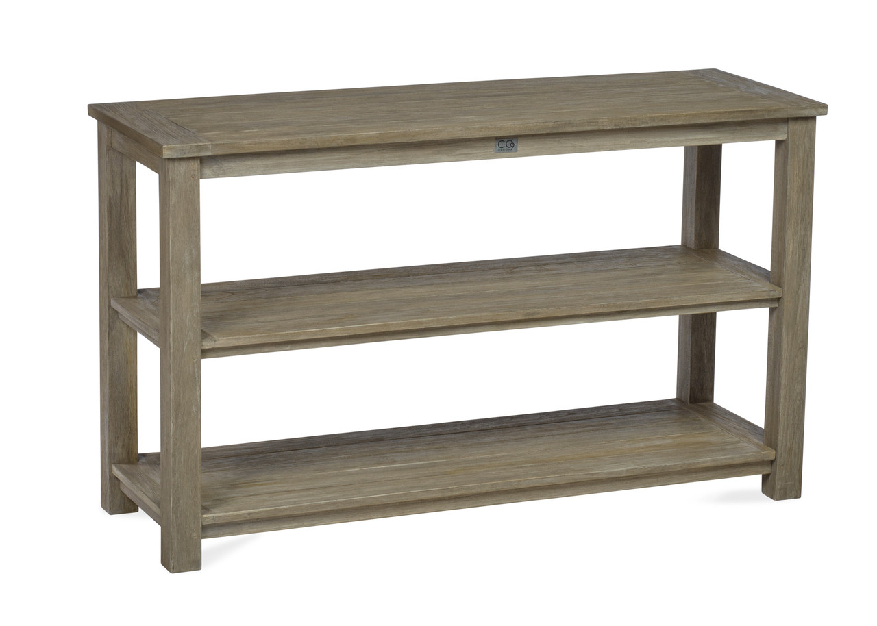 Co9 Design Lakewood Essential Console Table With 3 Shelves Grey