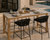 Belmont Stool shown with the Fresco Ceramic Top Counter Height Table