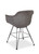 Madi Arm Chair, Grey - Set of 2