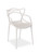 Jennifer Arm Chair, White - Set of 2