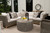 Bridge 35" Round Drum Coffee Table