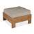 Soho Ottoman, Natural w/ Cushions