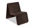 Wave Stackable Lounge Chair - Brown, Set of 2