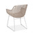 Chatham Dining Arm Chair in White-Shell