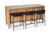 Fresco Kitchen Island on Wheels - Taupe