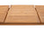 Essential 160" Ext Dining Table w/ Trestle Base and Umbrella Hole, Natural Teak