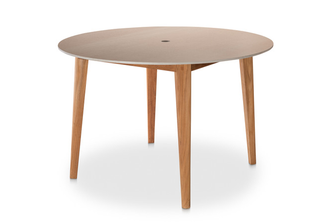 Essential Dining Table with Round Ceramic Top