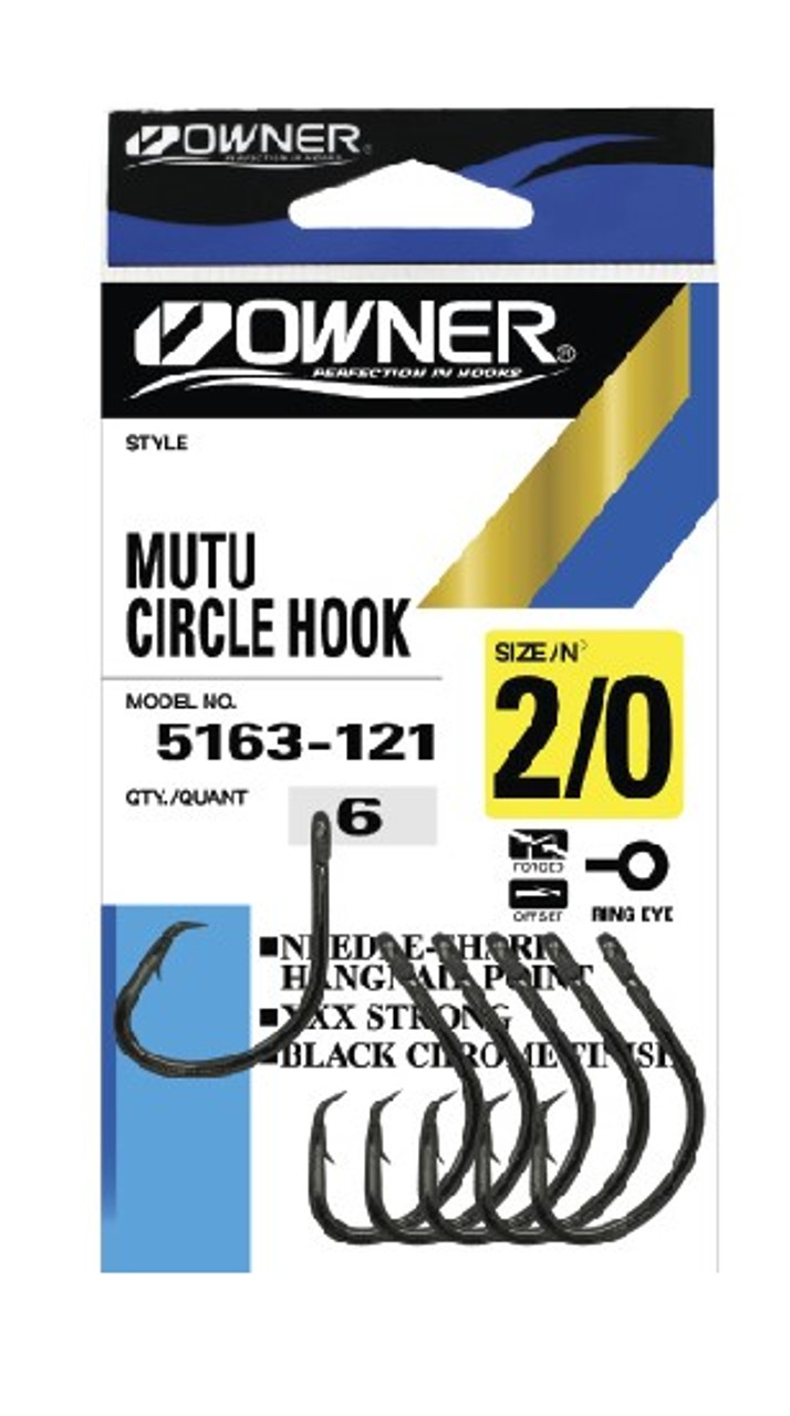 Owner MUTU Circle Hooks (Pocket Pack)