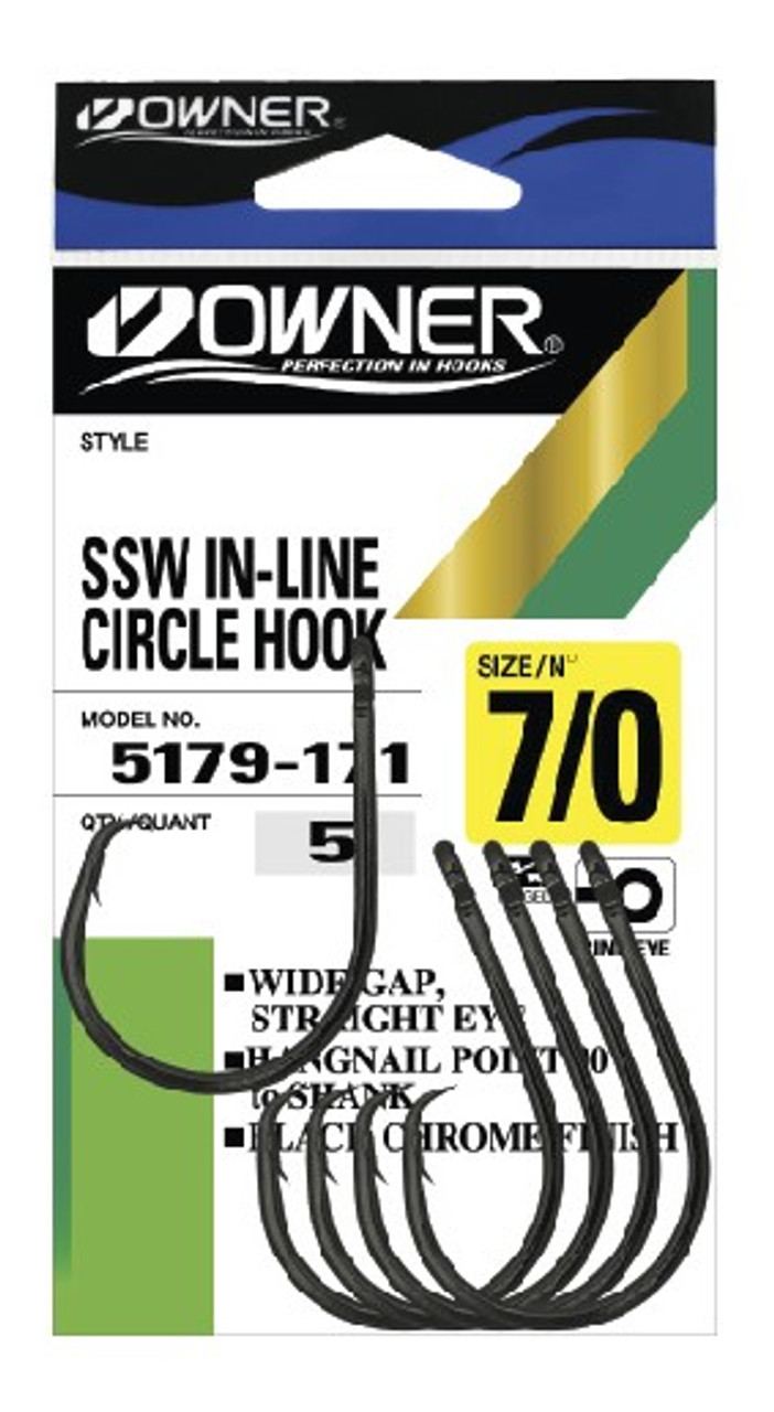 Owner SSW In Line Circle Hooks (Pocket Pack) - OZTackle Fishing Gear