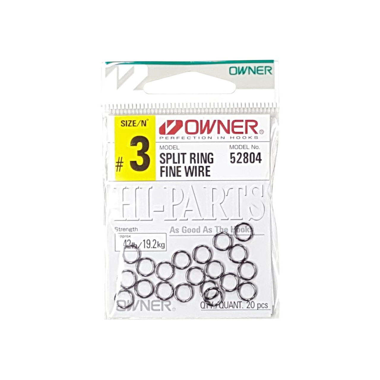 Owner P04 Fine Wire Split Rings (Pocket Pack)