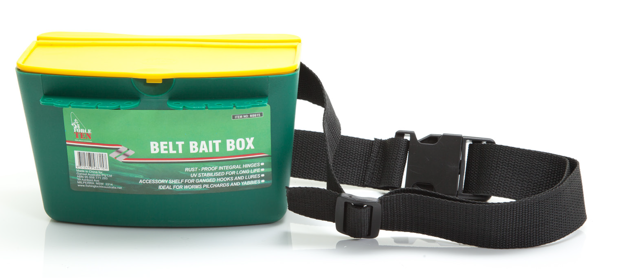 Force Ten Belt Bait Box ideal for Beach or River Fishing