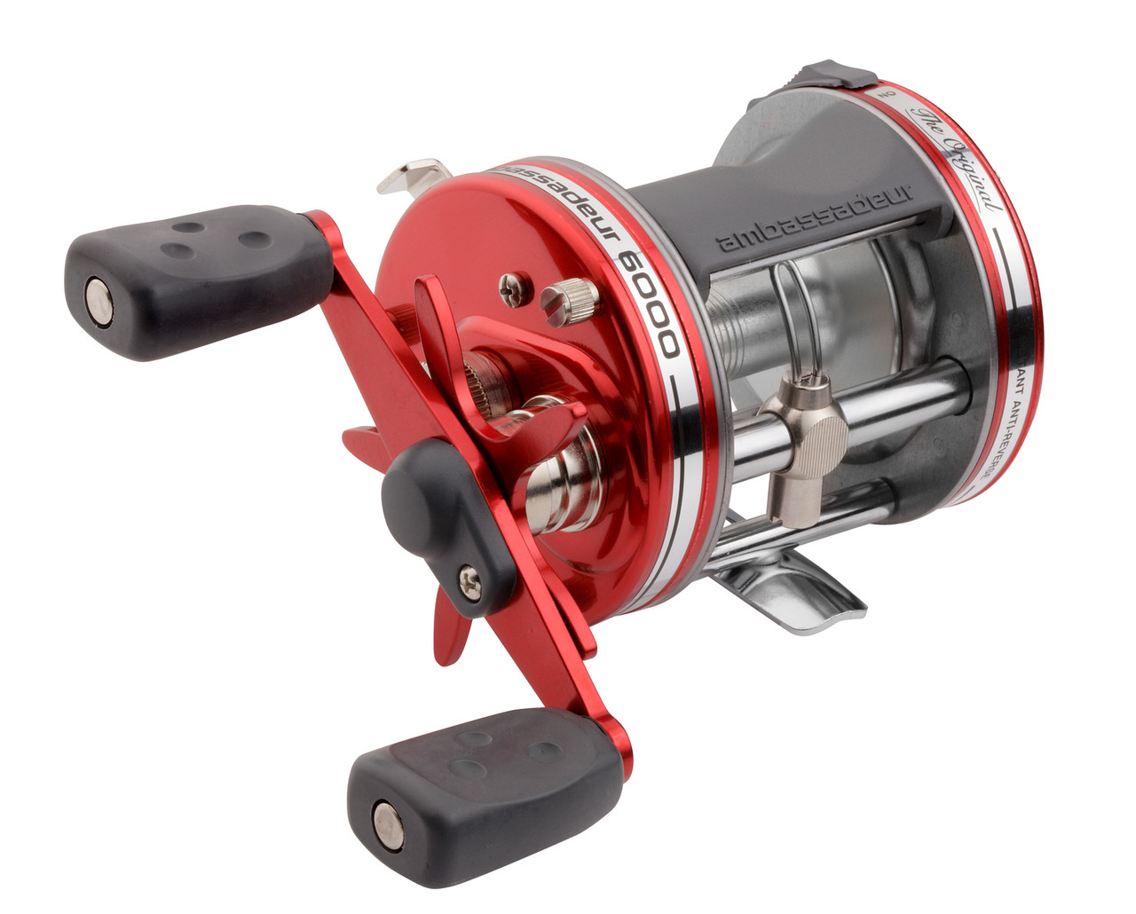 ABU GARCIA Ambassadeur Classic Red 6000 BAITCASTER TROLLING REEL New  36282080188