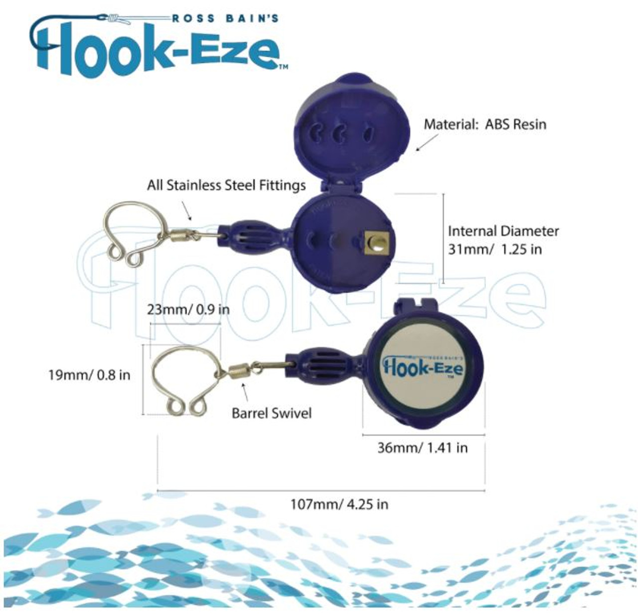 Hook-Eze Large Knot Tying Tool (Twin Pack) - OZTackle Fishing Gear