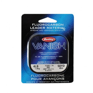Berkley Vanish Fluorocarbon Leader Clear Fishing Line Berkley Vanish Fluorocarbon Leader Clear Fishing Line
