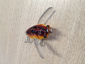 Force Ten Outback Fishing Lure Cicada Gold/Brown 40mm 5.7gm floating