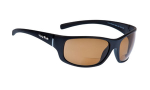 Ugly Fish Polarised Bifocal 2.50 Sunglasses Eclipse PN3411 Matt Black Frame Brown Lens Ugly Fish Polarised Bifocal 2.50 Sunglasses Eclipse PN3411 Matt Black Frame Brown Lens