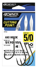 3pack Owner Aki Saltwater Special Fly Fishing Hooks Model 5170 Choose Size  