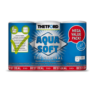 Thetford Aqua Soft Toilet Tissue Paper 6pack Thetford Aqua Soft Toilet Tissue Paper 6pack