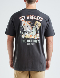 The Mad Hueys Getting Wrecked Tee - Vintage Black