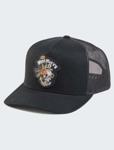 The Mad Hueys Dirty Vacay Twill Trucker - Black The Mad Hueys Dirty Vacay Twill Trucker - Black