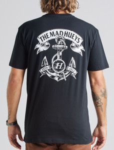 THE MAD HUEYS - HUEYS ACHOR - SS TEE - BLACK THE MAD HUEYS - HUEYS ACHOR - SS TEE - BLACK