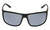 Ugly Fish Basic Polarised Sunglasses P1016 Matt Black Frame Smoke Lens