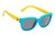 Ugly Fish Polarised Sunglasses PKR715 Blue Frame Smoke Lens