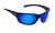 Ugly Fish Polarised Eclipse Sunglasses PC3411 Matt Black Frame Blue Revo PC Lens