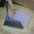 Camco Adjustable Broom W/Clip on Dust Pan