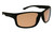 Ugly Fish Basic Polarised Sunglasses P1622 Matt Black Frame Brown Lens