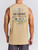 THE MAD HUEYS SEA CAPTAIN - MUSCLE TEE - TAN