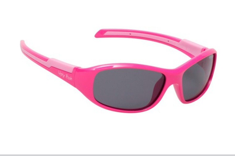 Ugly Fish Junior Polarised Sunglasses PK366 Pink Frame Smoke Lens