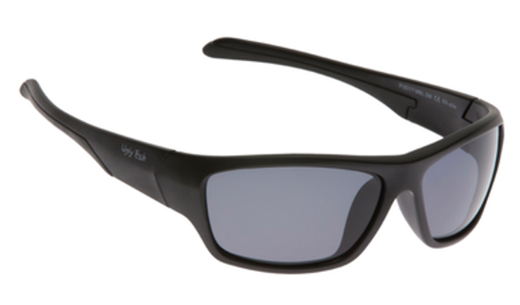 Ugly Fish Polarised Sunglasses PU5117 Matt Black Frame Smoke Lens