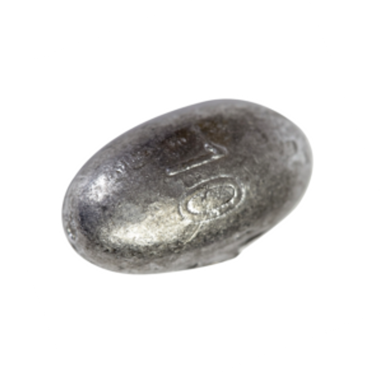 Lead Bean fishing Sinkers set of 6 x 75grm