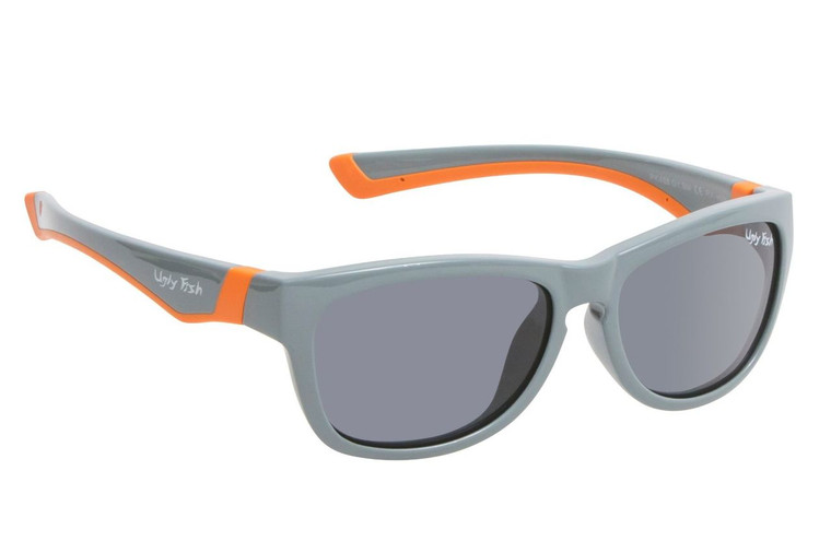 Ugly Fish Junior Polarised Sunglasses PK488 Grey Frame Smoke Lens