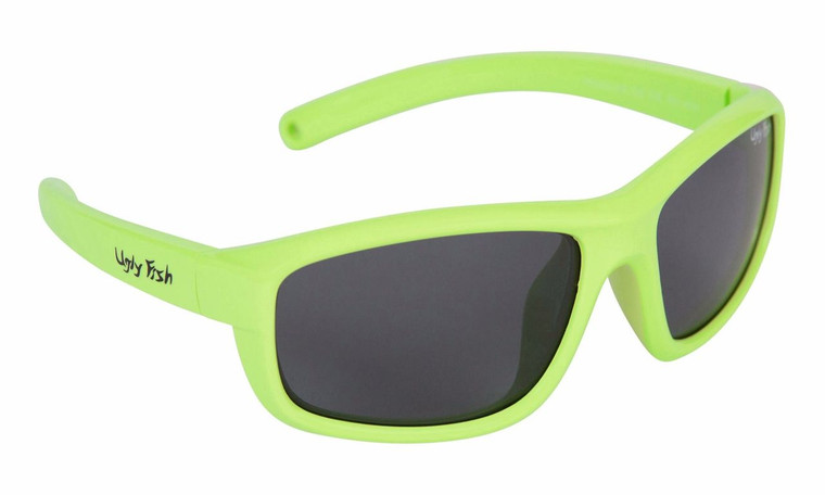 Ugly Fish Polarised Sunglasses PB002 Green Frame Smoke Lens