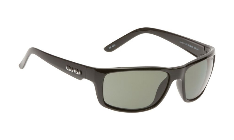 Ugly Fish Polarised Xenon Sunglasses PC3252 Black Frame Smoke PC Lens