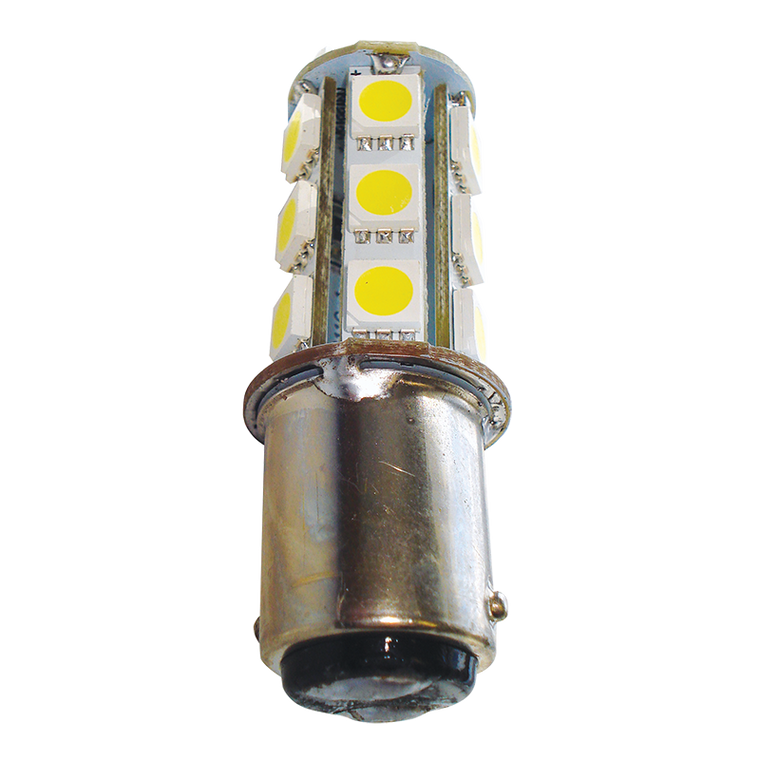 LED BA15D Replacement Bulb - Cool White - 2.7W