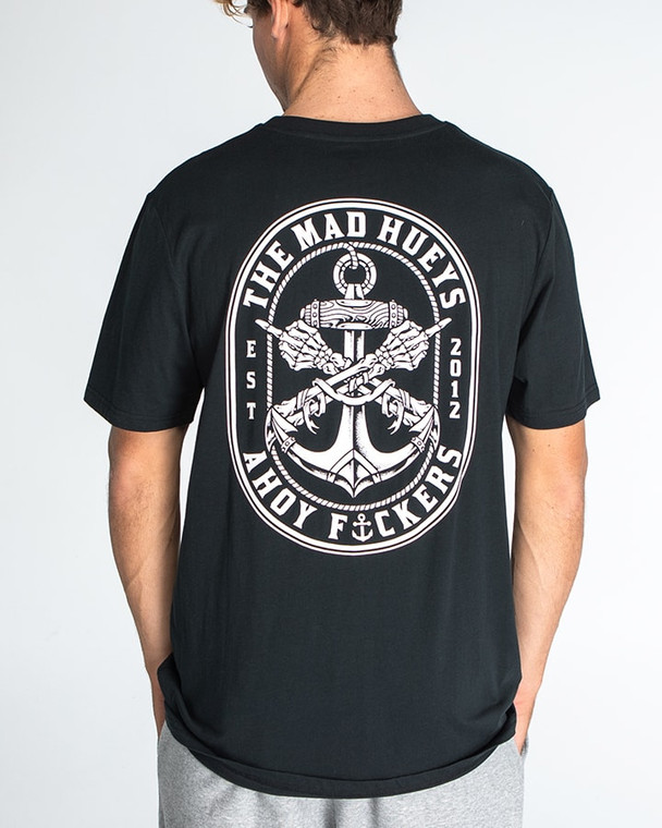 The Mad Hueys Dbl Fk All Club Short Sleeve Tee Black