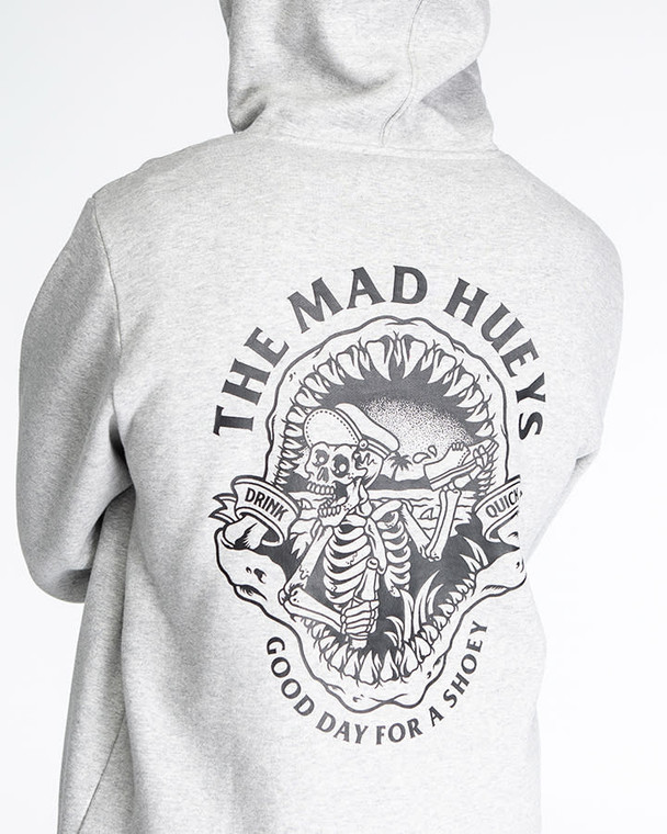 The Mad Hueys Drink Quick Pullover Grey Marble