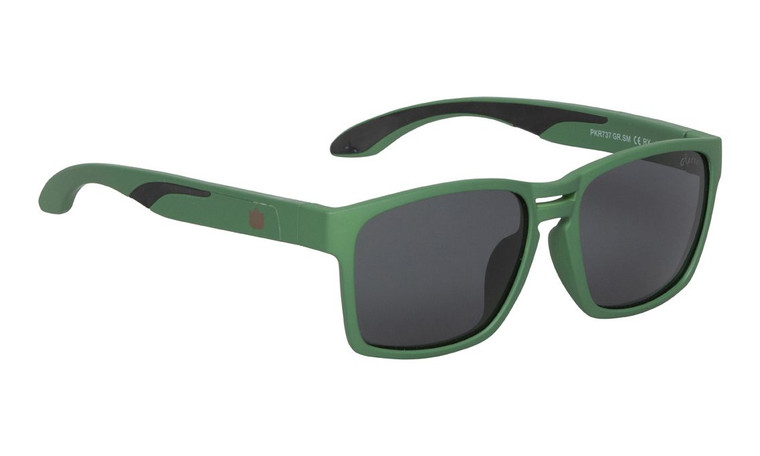 Ugly Fish Polarised Sunglasses PKR737 Green Frame Smoke Lens