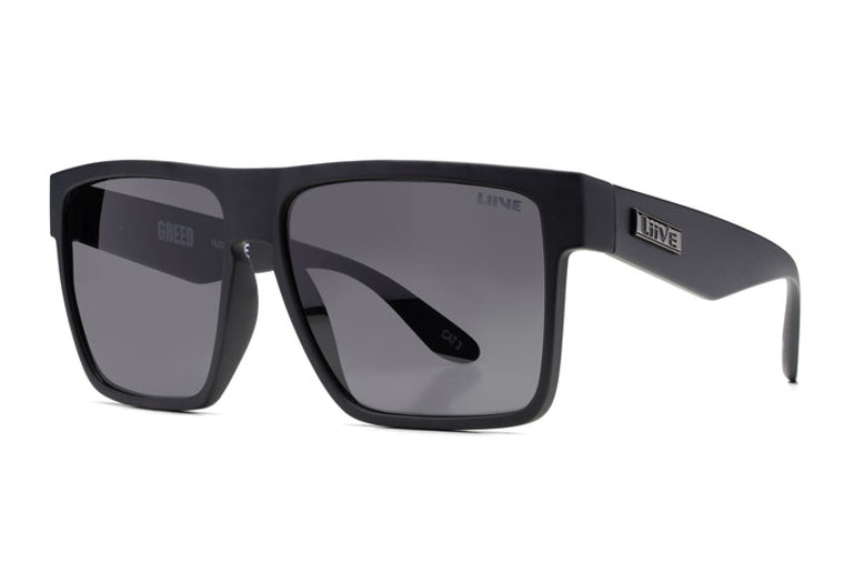 Liive Vision Greed Matt Black Sunglasses