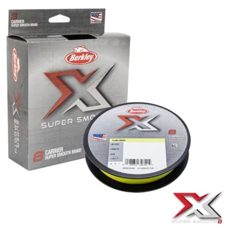 BERKLEY X8 BRAID - SUPER SMOOTH - 150 YARD