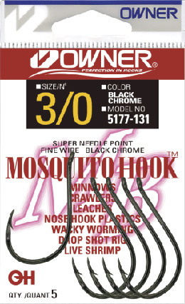 Owner Mosquito Tournament Hooks (Pro Pack) - OZTackle Fishing Gear