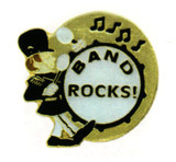 Band Rocks Lapel Pin